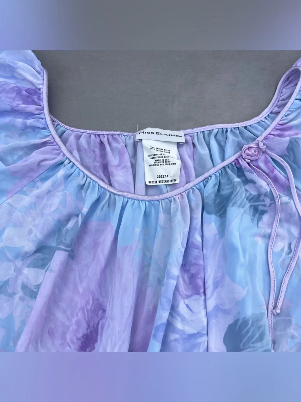 Miss Elaine Vintage Nightgown - Picture 3 of 3
